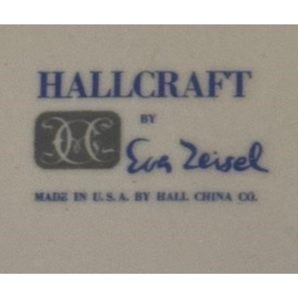 MCM Hall China Eva Zeisel Hallcraft, Buckingham Pattern Oval‎ Serving Dish 13” - Picture 2 of 5